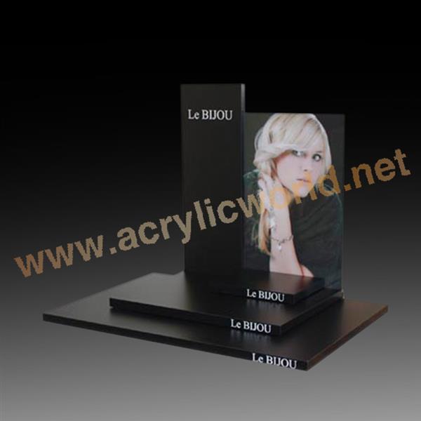 logo printing acrylic jewelry display holder